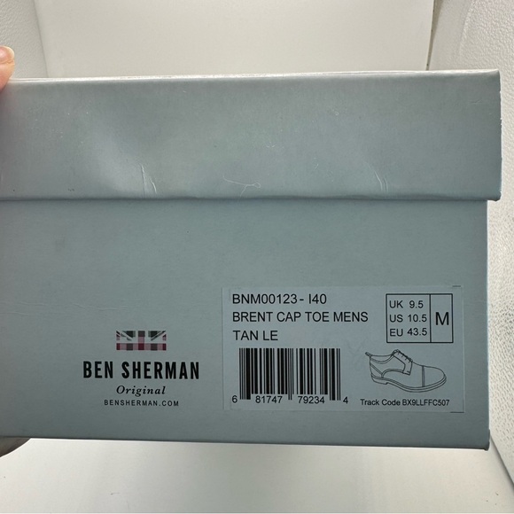 Ben Sherman Brent Cap Toe Tan Dress Shoes - Picture 10 of 10